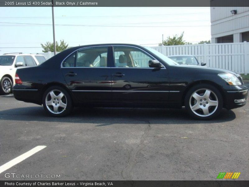 Black Onyx / Cashmere 2005 Lexus LS 430 Sedan