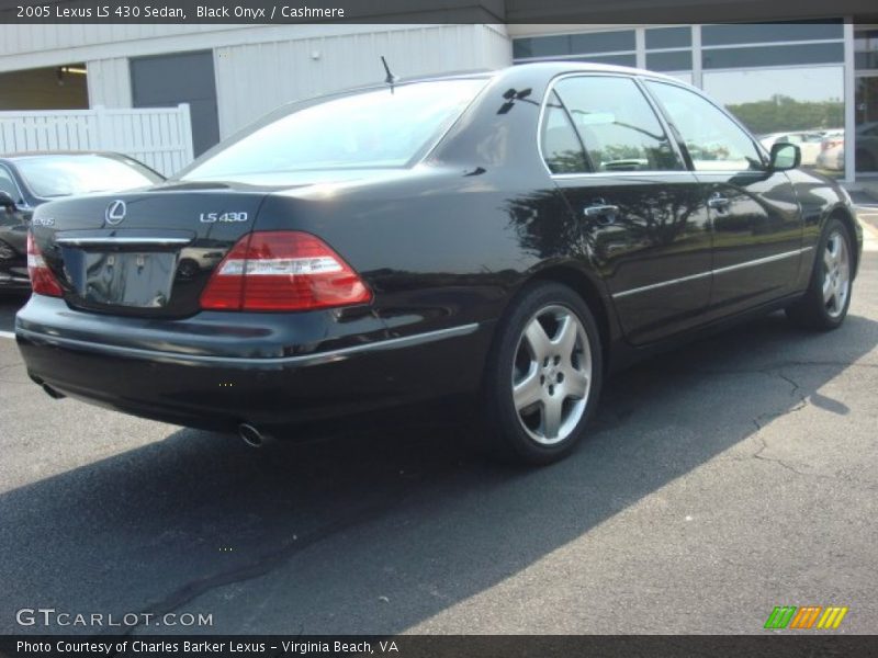 Black Onyx / Cashmere 2005 Lexus LS 430 Sedan