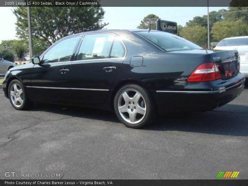 Black Onyx / Cashmere 2005 Lexus LS 430 Sedan