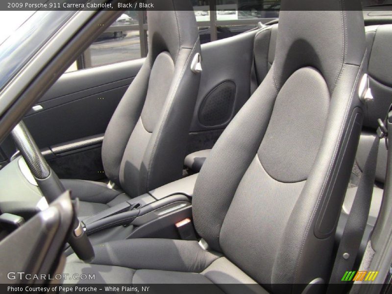 Black / Black 2009 Porsche 911 Carrera Cabriolet