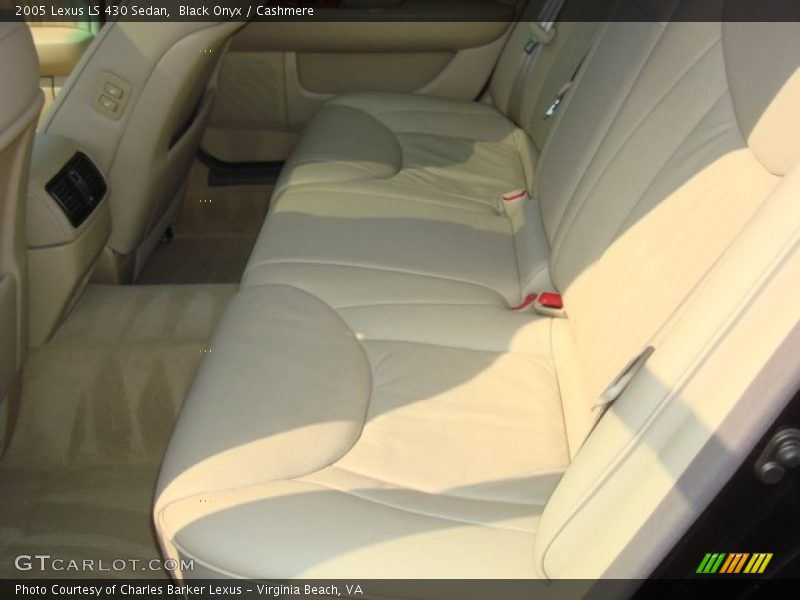 Black Onyx / Cashmere 2005 Lexus LS 430 Sedan