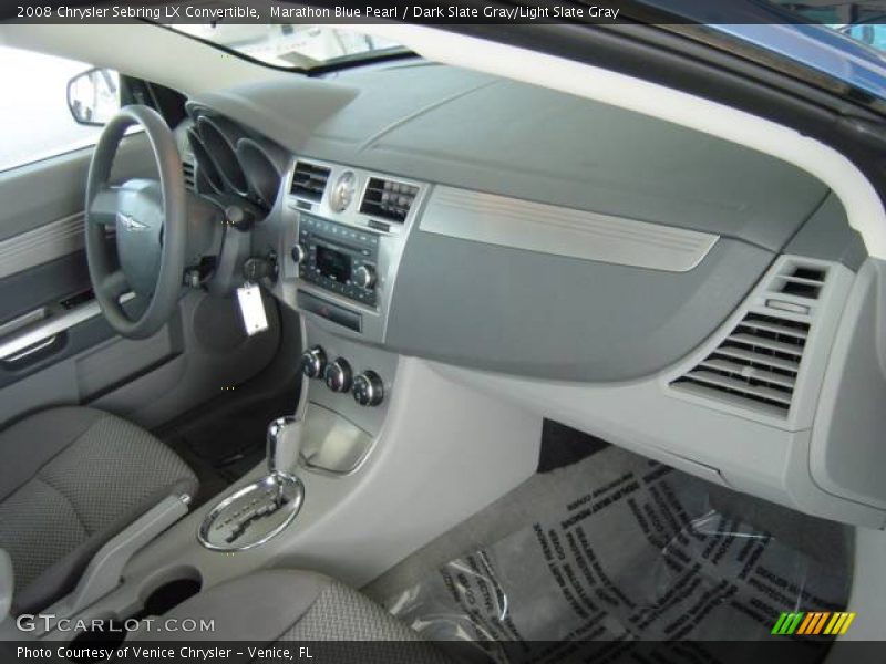 Marathon Blue Pearl / Dark Slate Gray/Light Slate Gray 2008 Chrysler Sebring LX Convertible