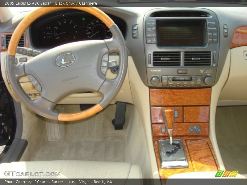 Black Onyx / Cashmere 2005 Lexus LS 430 Sedan