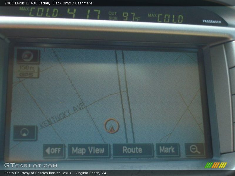Black Onyx / Cashmere 2005 Lexus LS 430 Sedan