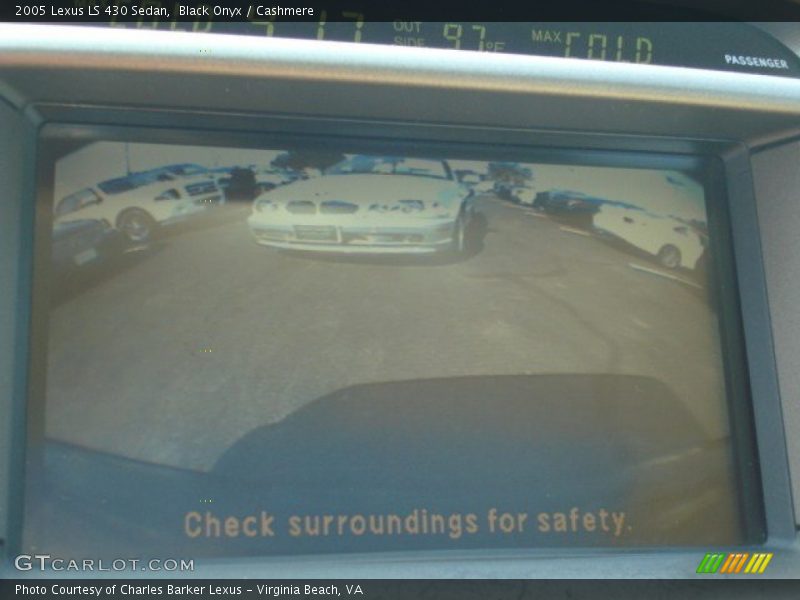 Black Onyx / Cashmere 2005 Lexus LS 430 Sedan