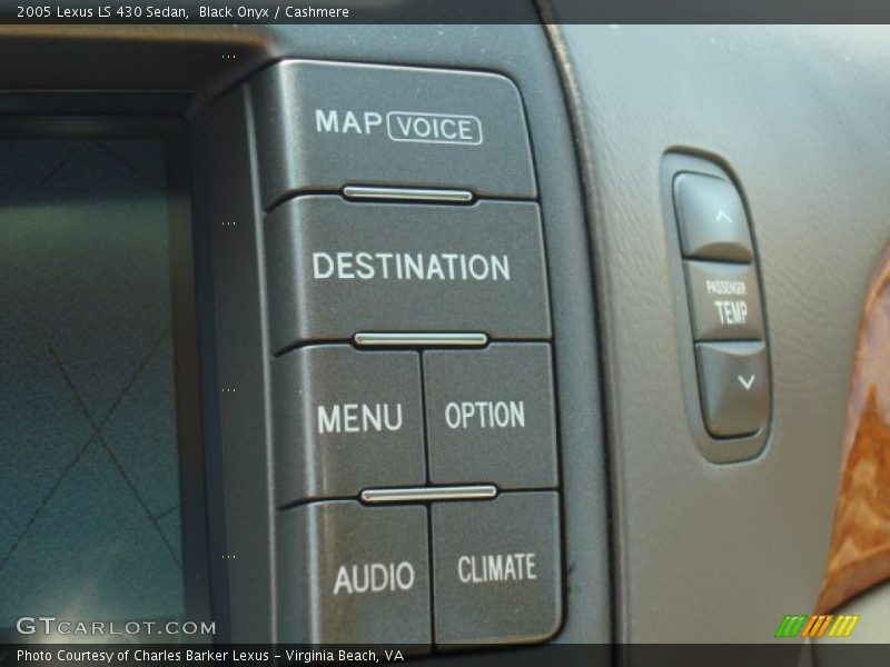 Black Onyx / Cashmere 2005 Lexus LS 430 Sedan