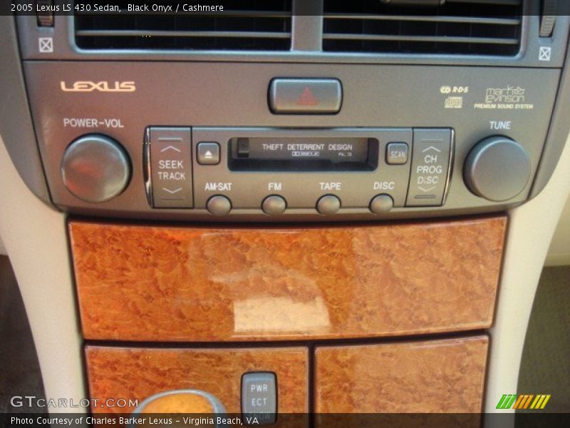 Black Onyx / Cashmere 2005 Lexus LS 430 Sedan