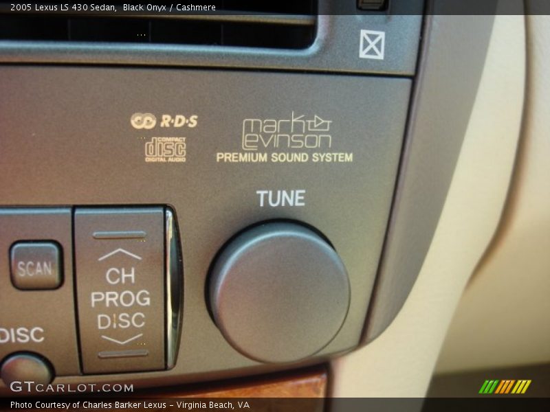 Black Onyx / Cashmere 2005 Lexus LS 430 Sedan