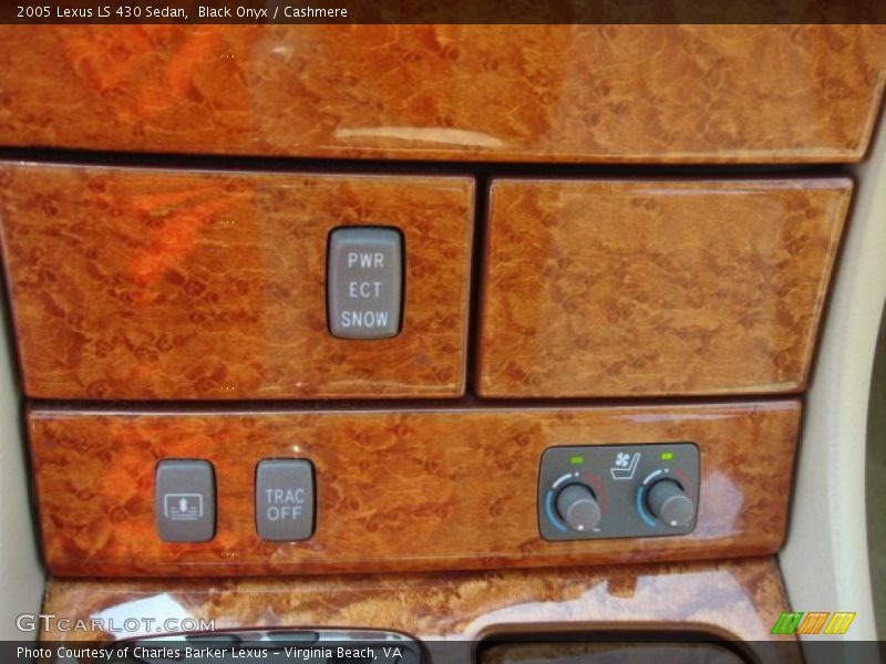 Black Onyx / Cashmere 2005 Lexus LS 430 Sedan
