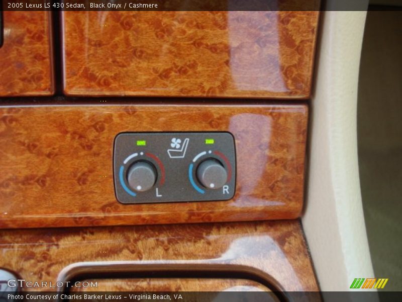 Black Onyx / Cashmere 2005 Lexus LS 430 Sedan