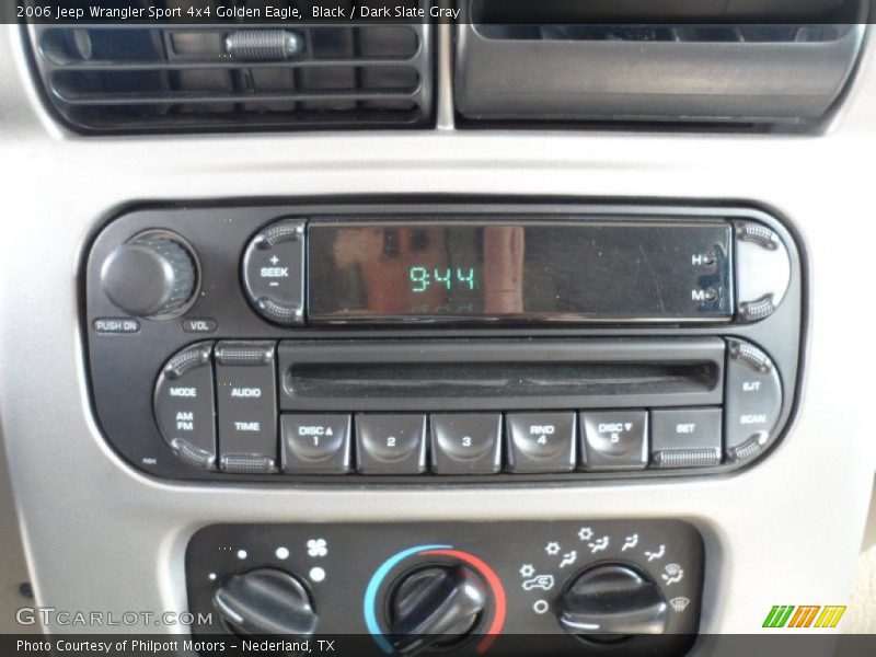 Audio System of 2006 Wrangler Sport 4x4 Golden Eagle