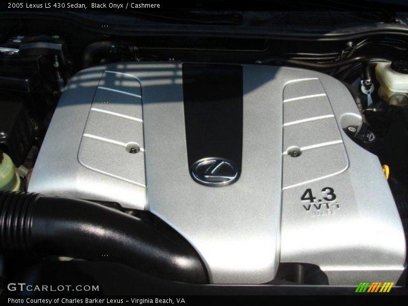 Black Onyx / Cashmere 2005 Lexus LS 430 Sedan