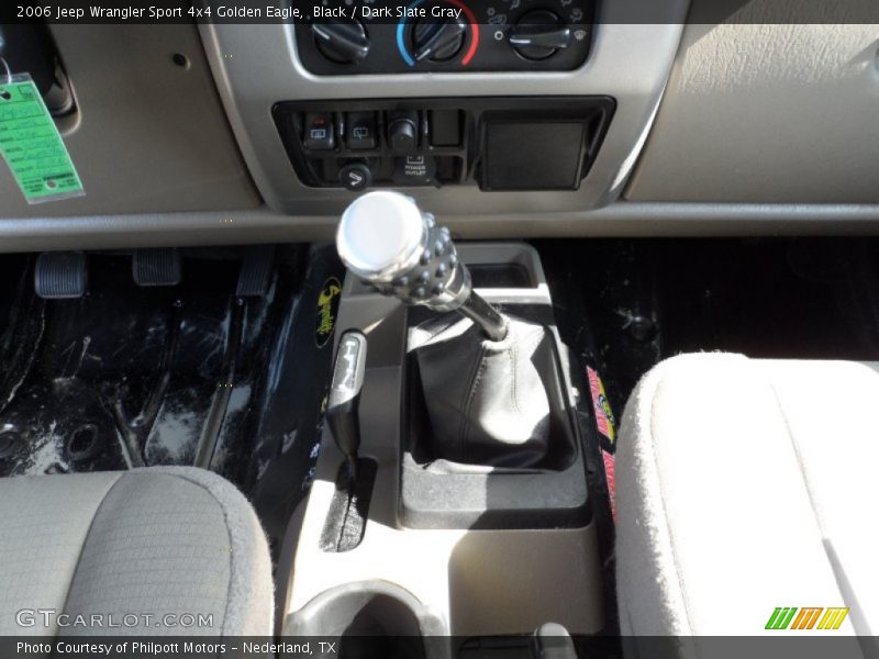 Black / Dark Slate Gray 2006 Jeep Wrangler Sport 4x4 Golden Eagle