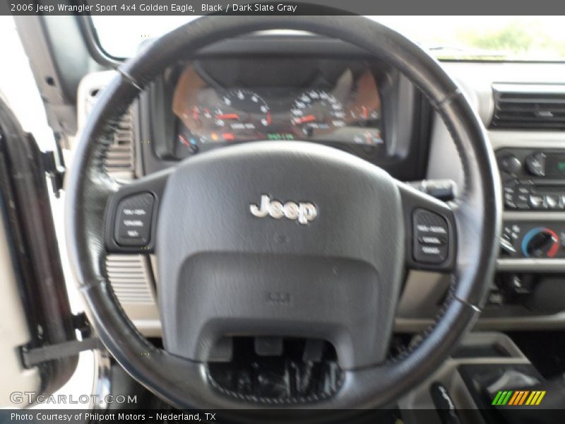 Black / Dark Slate Gray 2006 Jeep Wrangler Sport 4x4 Golden Eagle