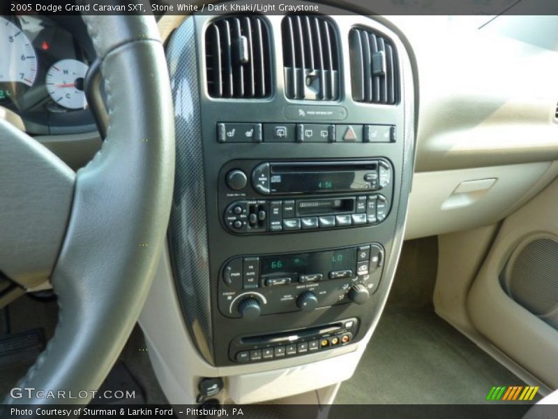 Stone White / Dark Khaki/Light Graystone 2005 Dodge Grand Caravan SXT
