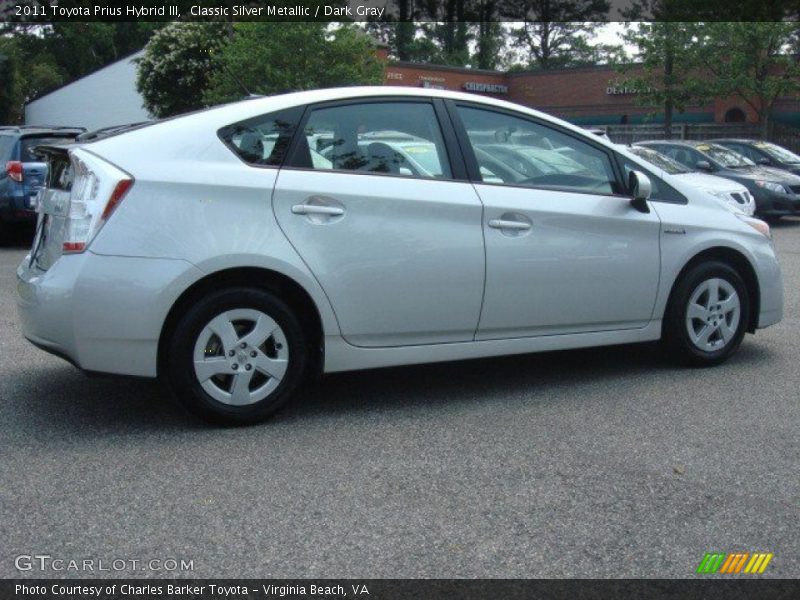 Classic Silver Metallic / Dark Gray 2011 Toyota Prius Hybrid III