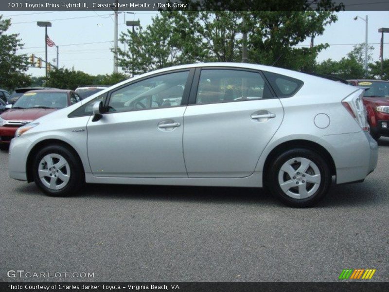 Classic Silver Metallic / Dark Gray 2011 Toyota Prius Hybrid III