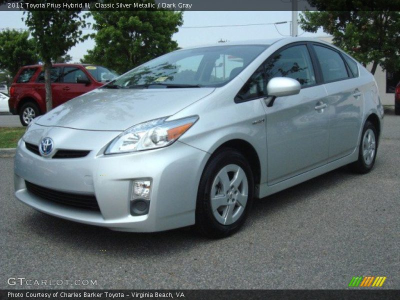 Classic Silver Metallic / Dark Gray 2011 Toyota Prius Hybrid III
