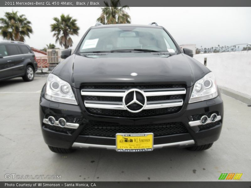 Black / Black 2011 Mercedes-Benz GL 450 4Matic