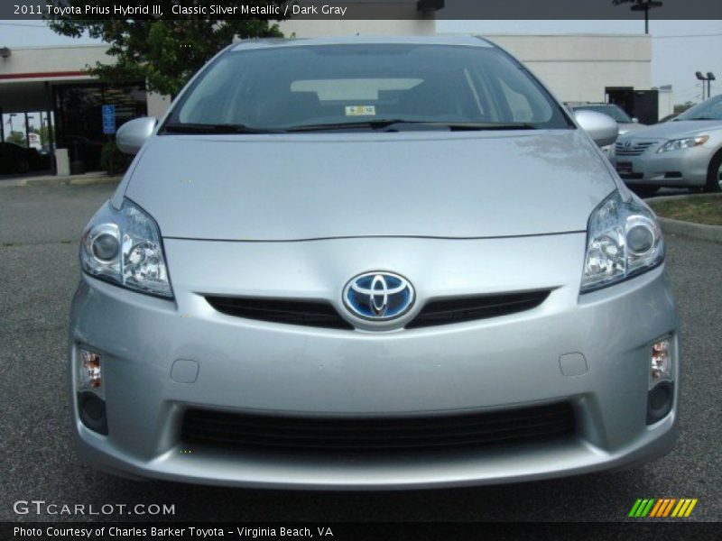 Classic Silver Metallic / Dark Gray 2011 Toyota Prius Hybrid III