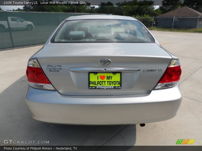 Lunar Mist Metallic / Stone Gray 2006 Toyota Camry LE