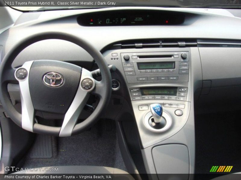Classic Silver Metallic / Dark Gray 2011 Toyota Prius Hybrid III
