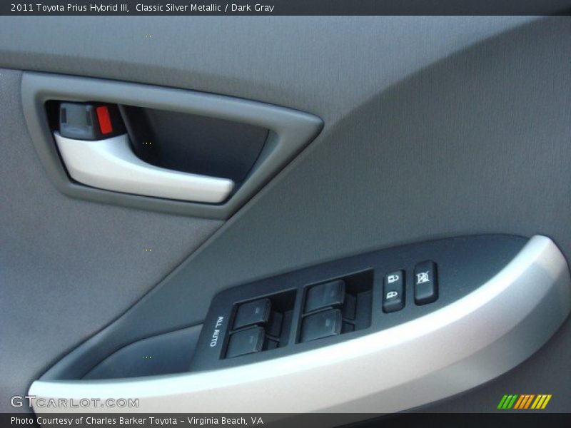 Classic Silver Metallic / Dark Gray 2011 Toyota Prius Hybrid III