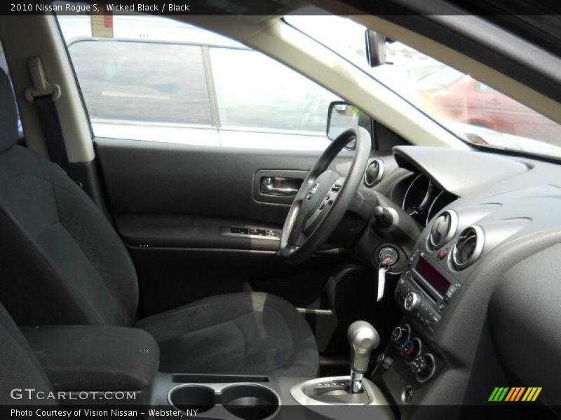 Wicked Black / Black 2010 Nissan Rogue S