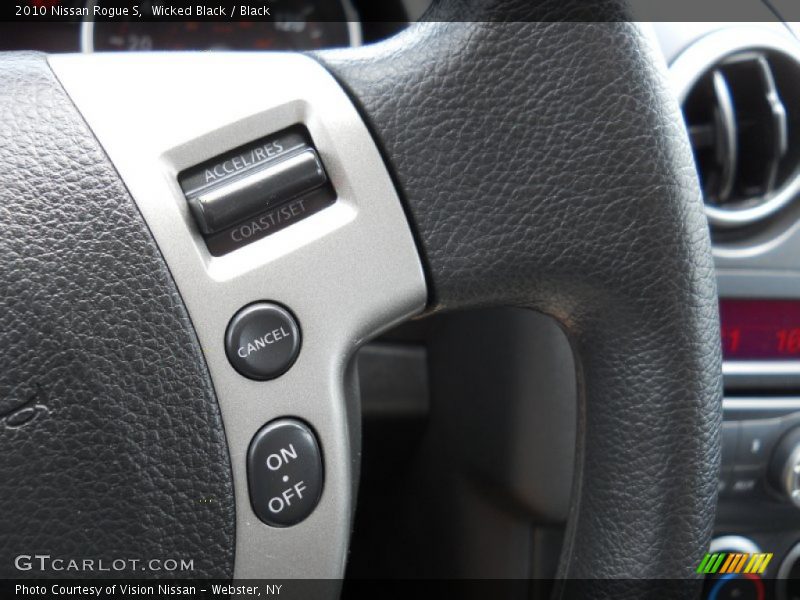 Wicked Black / Black 2010 Nissan Rogue S