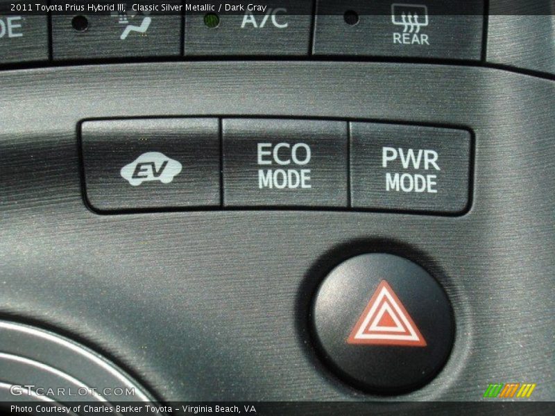 Classic Silver Metallic / Dark Gray 2011 Toyota Prius Hybrid III
