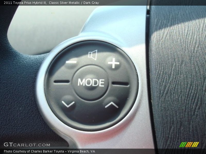 Classic Silver Metallic / Dark Gray 2011 Toyota Prius Hybrid III