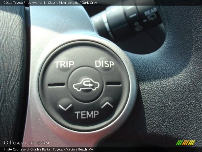Classic Silver Metallic / Dark Gray 2011 Toyota Prius Hybrid III
