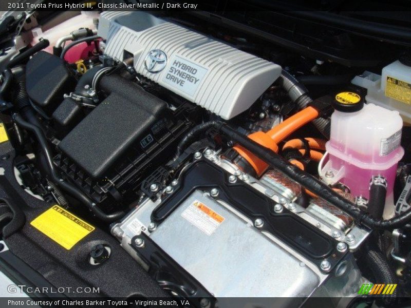 Classic Silver Metallic / Dark Gray 2011 Toyota Prius Hybrid III
