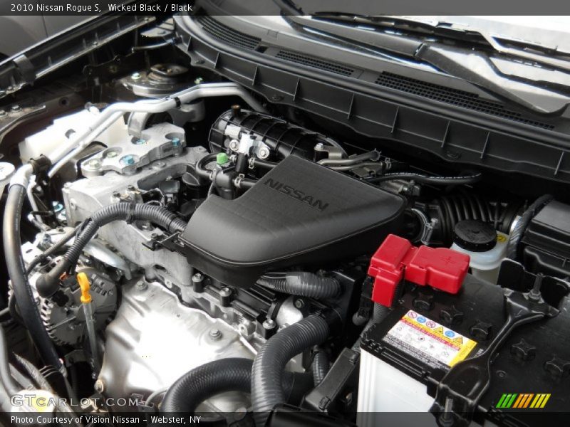 Wicked Black / Black 2010 Nissan Rogue S