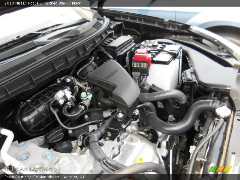 Wicked Black / Black 2010 Nissan Rogue S