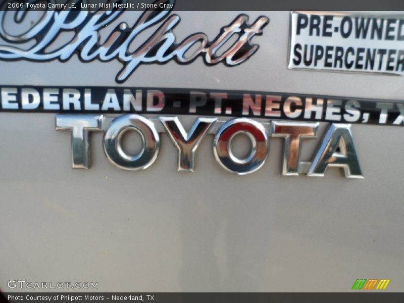 Lunar Mist Metallic / Stone Gray 2006 Toyota Camry LE