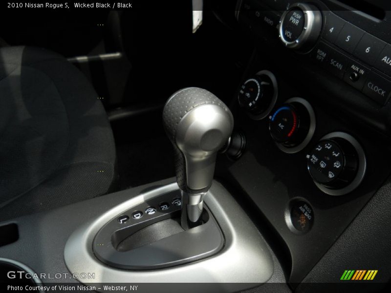 Wicked Black / Black 2010 Nissan Rogue S