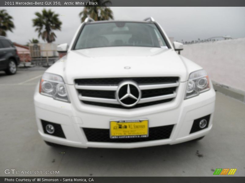 Arctic White / Black 2011 Mercedes-Benz GLK 350