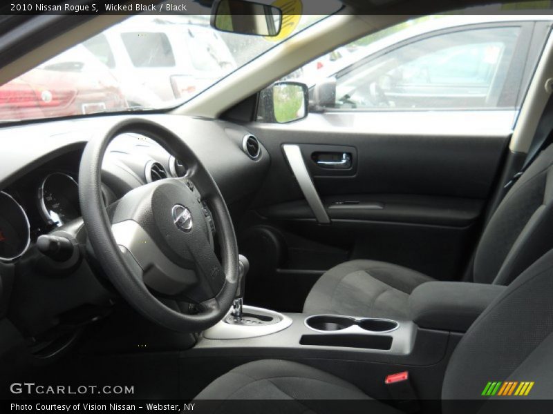 Wicked Black / Black 2010 Nissan Rogue S