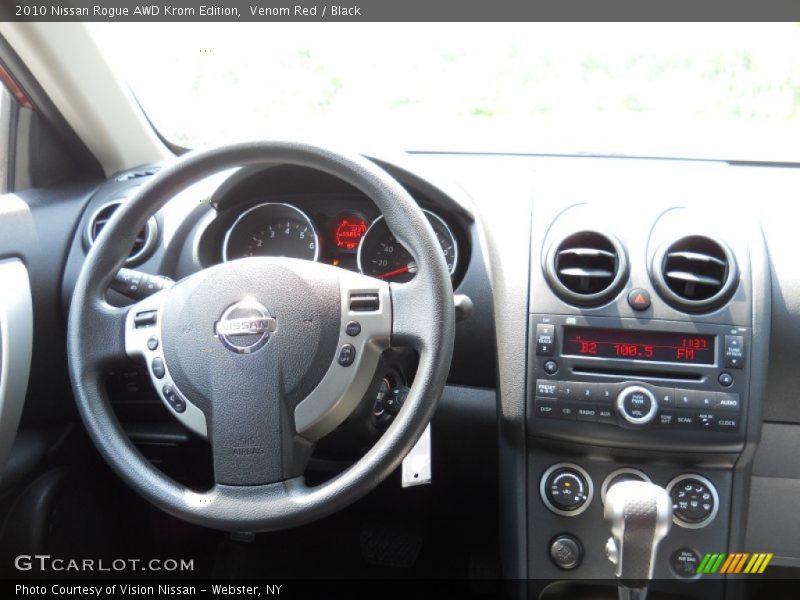 Venom Red / Black 2010 Nissan Rogue AWD Krom Edition