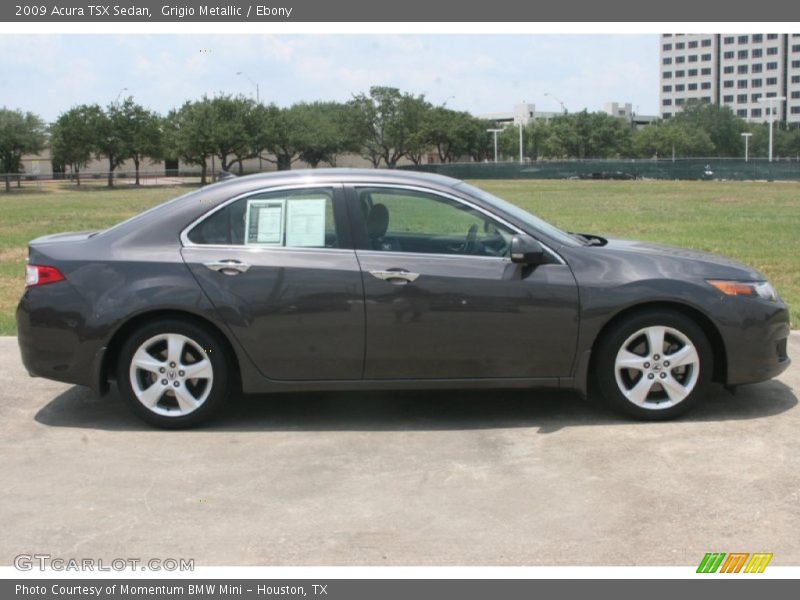 Grigio Metallic / Ebony 2009 Acura TSX Sedan