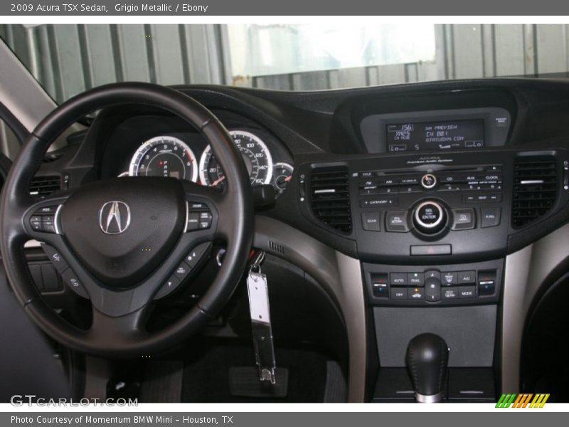 Grigio Metallic / Ebony 2009 Acura TSX Sedan