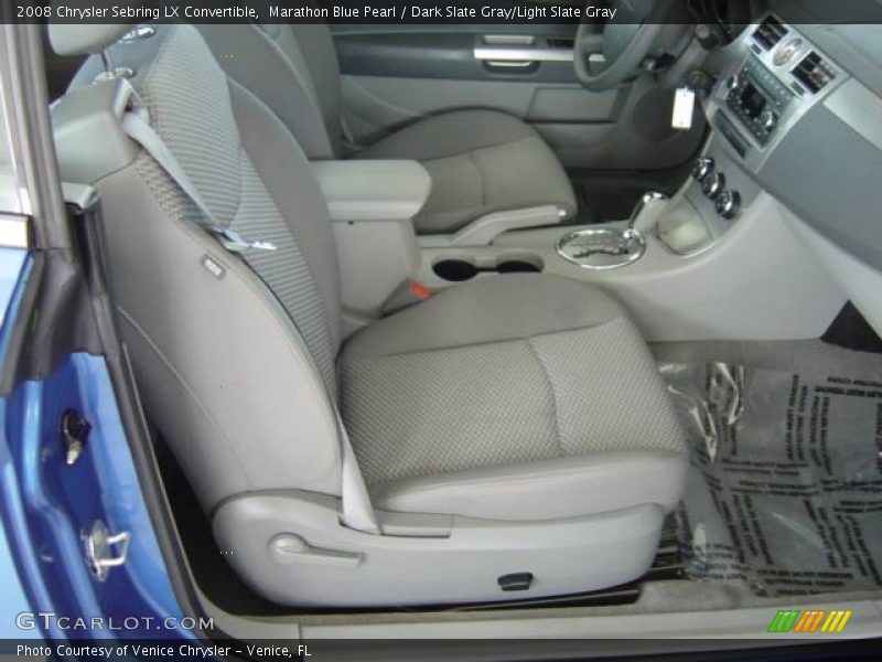Marathon Blue Pearl / Dark Slate Gray/Light Slate Gray 2008 Chrysler Sebring LX Convertible
