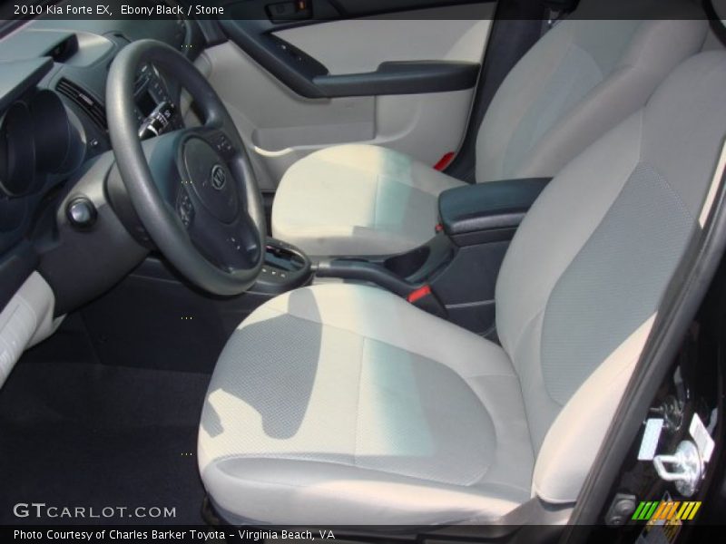 Ebony Black / Stone 2010 Kia Forte EX