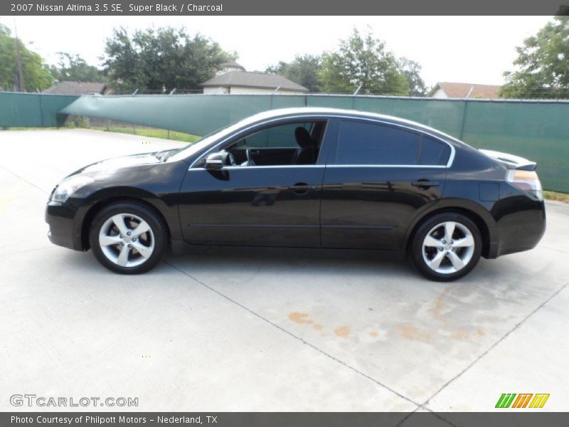 Super Black / Charcoal 2007 Nissan Altima 3.5 SE