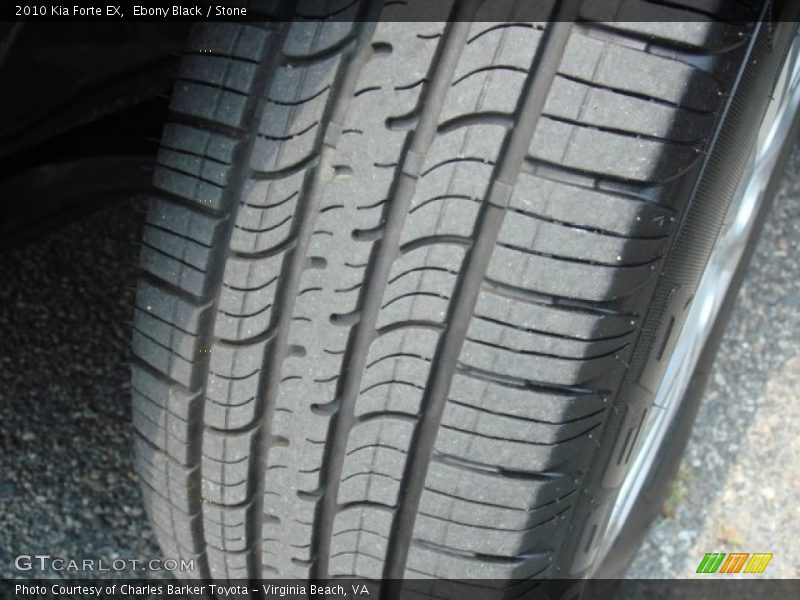 Ebony Black / Stone 2010 Kia Forte EX