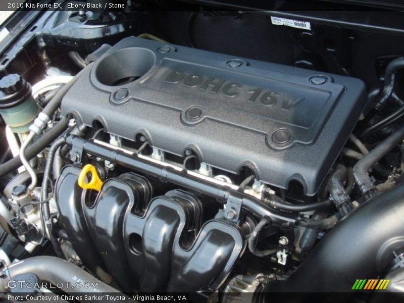 Ebony Black / Stone 2010 Kia Forte EX