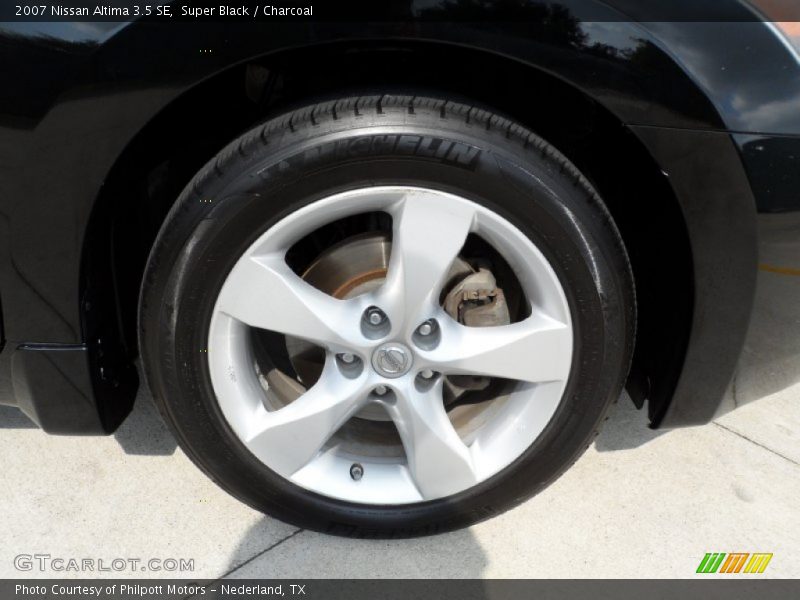 Super Black / Charcoal 2007 Nissan Altima 3.5 SE