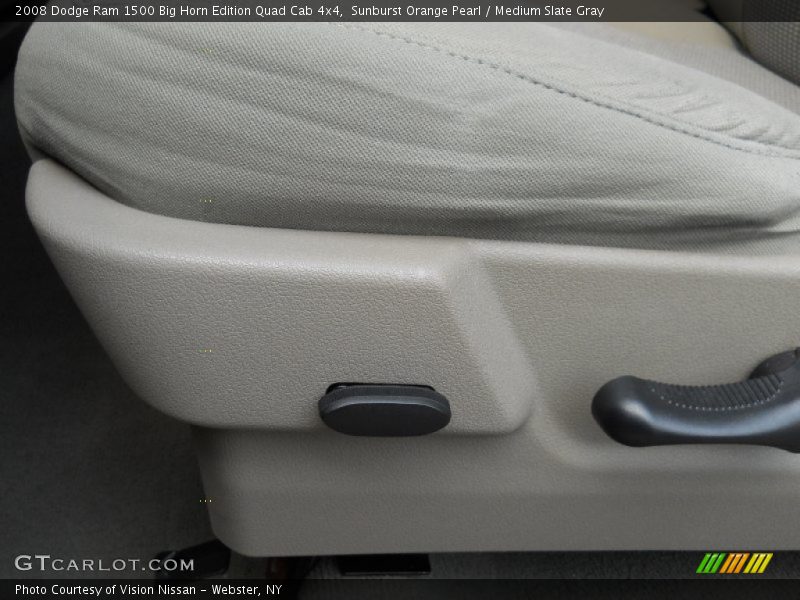 Sunburst Orange Pearl / Medium Slate Gray 2008 Dodge Ram 1500 Big Horn Edition Quad Cab 4x4