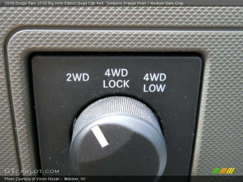 Sunburst Orange Pearl / Medium Slate Gray 2008 Dodge Ram 1500 Big Horn Edition Quad Cab 4x4